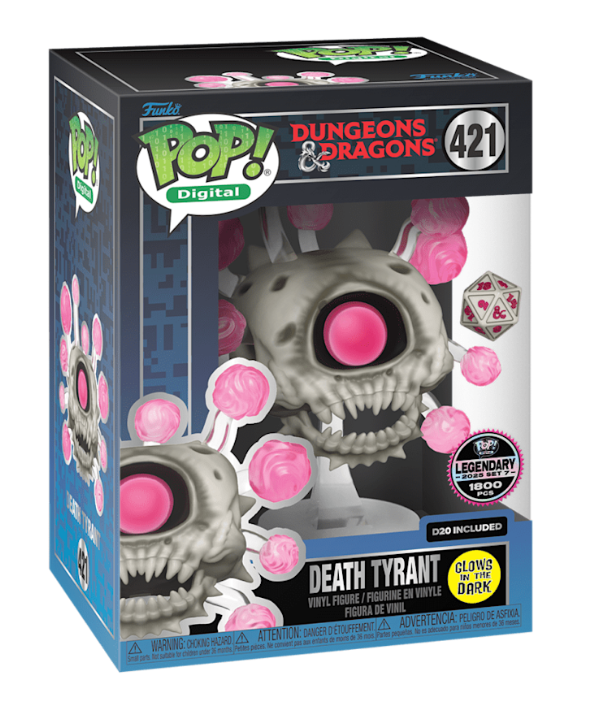 Dungeons & Dragons Death Tyrant NFT Redemption 1800 Piece Funko