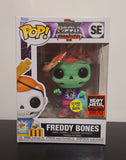 Heavy Metal Box of Fun Freddy Bones Glow Pop Vinyl Damaged