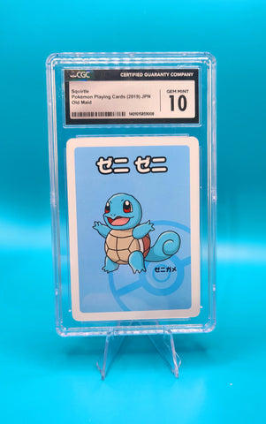 Pokemon Japanese 2019 Squirtle Old Maid CGC 10