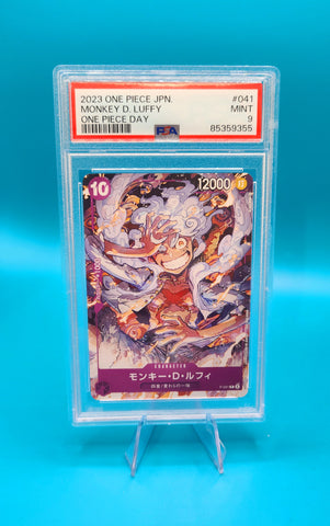 One Piece Japanese 2023 Monkey D Luffy Promo PSA 9