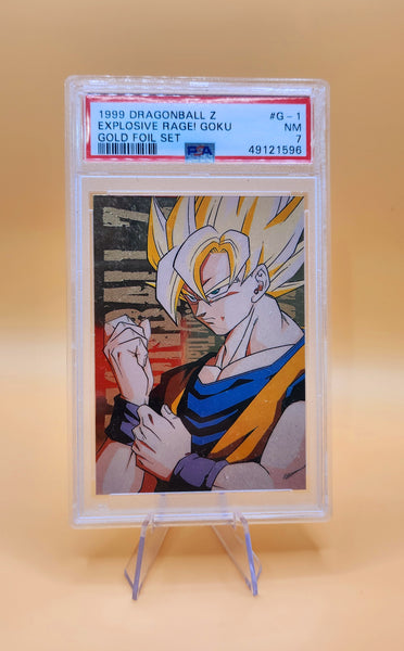 Dragon Ball Z 1999 Explosive Rage! Goku Gold Foil PSA 9 – Arcane