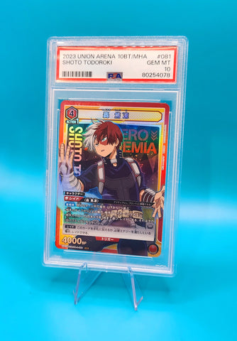 My Hero Academia 2023 Union Arena Shoto Todoroki PSA 10