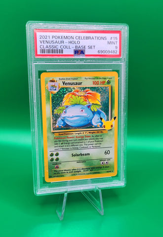 Pokemon 2021 Celebrations Venusaur Holo PSA 9