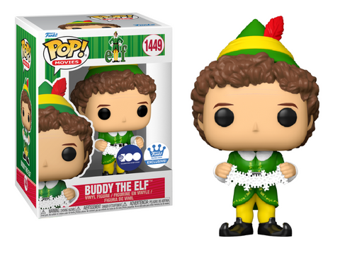 Buddy the Elf with Paper Snowflakes Funko Shop Pop Vinyl