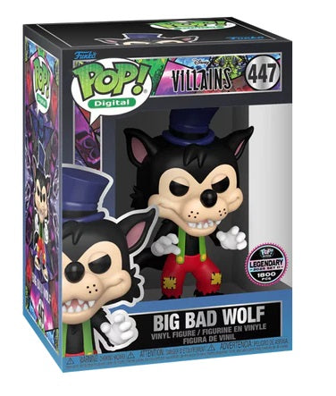 Disney Villains Big Bad Wolf NFT Redemption 1800 Piece Funko Pop