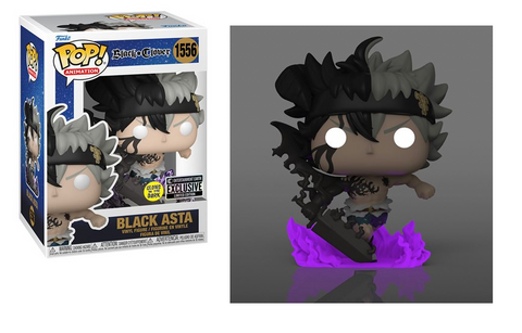 Black Clover Black Asta Entertainment Earth Glow Pop Vinyl