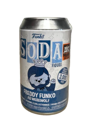 Heavy Metal Box of Fun Freddy as Werewolf (Blue) Soda Vinyl