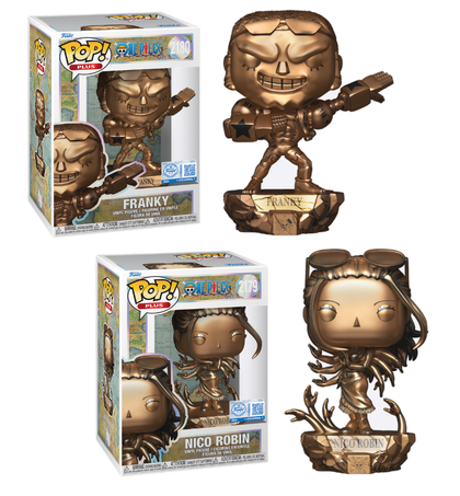 One Piece Franky & Robin Statue (Bronze) Funko Shop Pop Vinyl
