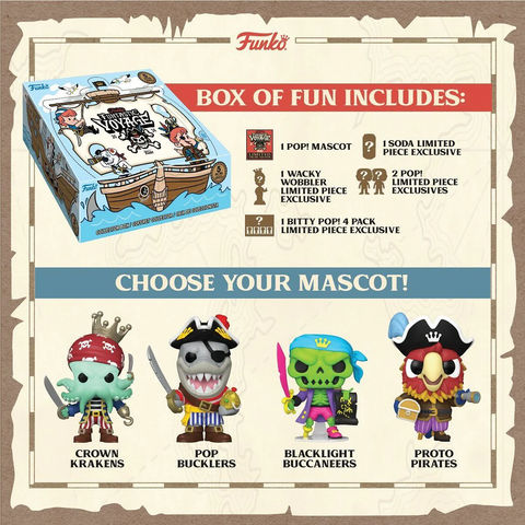 Funtastic Voyage SDCC 2024 Pop Vinyl Box of Fun!