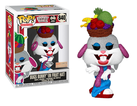 Looney Tunes Bugs Bunny with Fruit Hat (Diamond) Boxlunch Pop Vinyl