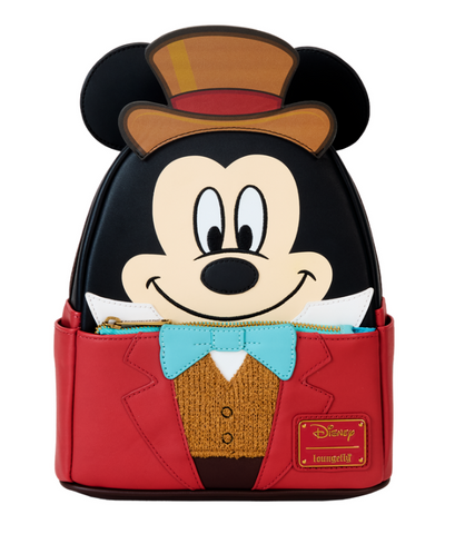 Disney Mickey Mouse Christmas Carol Bob Cratchit Loungefly Mini Backpack