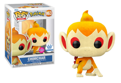 Pokemon Chimchar Flocked Funko Shop Pop Vinyl