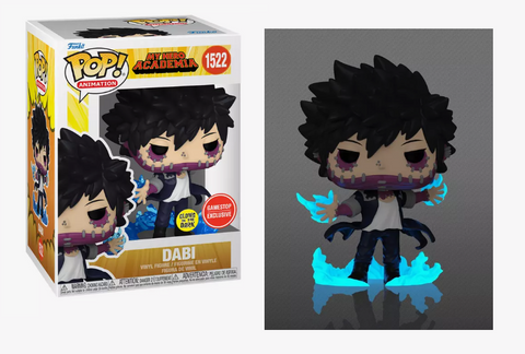 My Hero Academia Dabi Glow Gamestop Exclusive Pop Vinyl