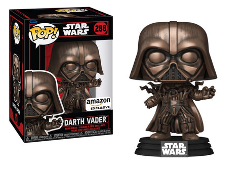 Star Wars Darth Vader (Bronze) Metallic Amazon Pop Vinyl