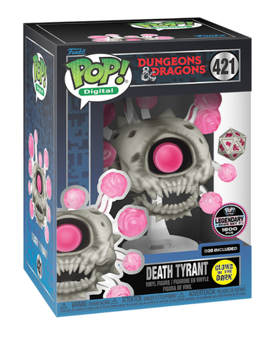 Dungeons & Dragons Death Tyrant NFT Redemption 1800 Piece Funko Pop