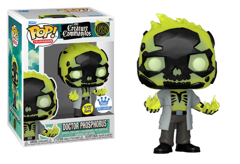 DC Creature Commandos Dr. Phosphorus Glow Funko Shop Pop Vinyl