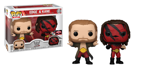 WWE TargetCon 2024 Edge & Kane 2Pack Pop Vinyl