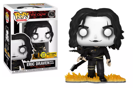 The Crow Eric Draven With Crow Hot Topic Glow Pop Vinyl