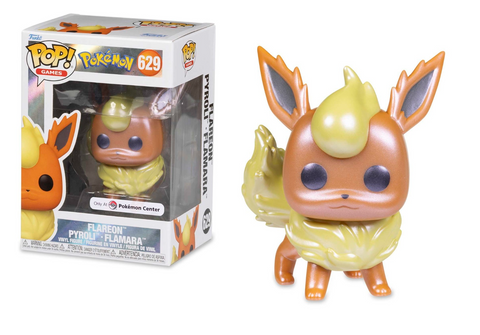 Pokemon Flareon Pearlescent Pokemon Centre Pop Vinyl