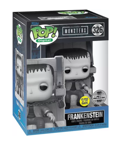 Universal Monsters Frankenstein Glow NFT Redemption 999 Piece Funko Pop