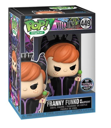 Disney Villains Franny as Maleficent NFT Redemption 2200 Piece Funko Pop