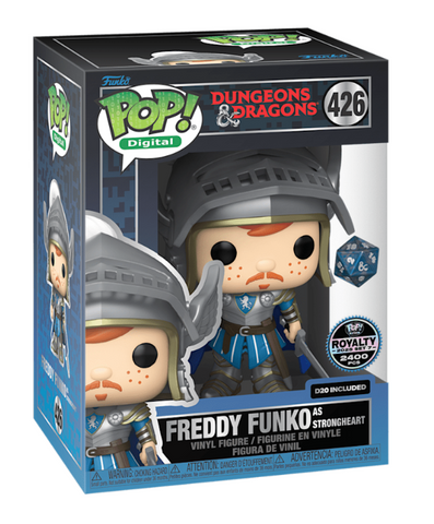 Dungeons & Dragons Freddy as Strongheart NFT Redemption 2400 Piece Funko Pop