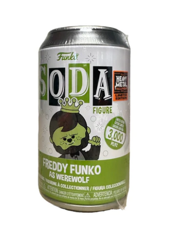 Heavy Metal Box of Fun Freddy as Werewolf (Green) Soda Vinyl