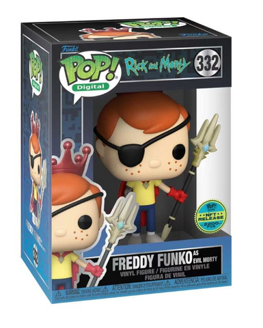 Rick & Morty Freddy as Evil Morty NFT Redemption 2200 Piece Funko Pop