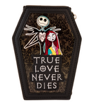 NYCC 2024 The Nightmare Before Christmas Jack & Sally Coffin Loungefly Large Card Holder