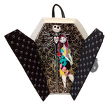 NYCC 2024 The Nightmare Before Christmas Jack & Sally Coffin Loungefly Mini Backpack