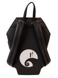 NYCC 2024 The Nightmare Before Christmas Jack & Sally Coffin Loungefly Mini Backpack