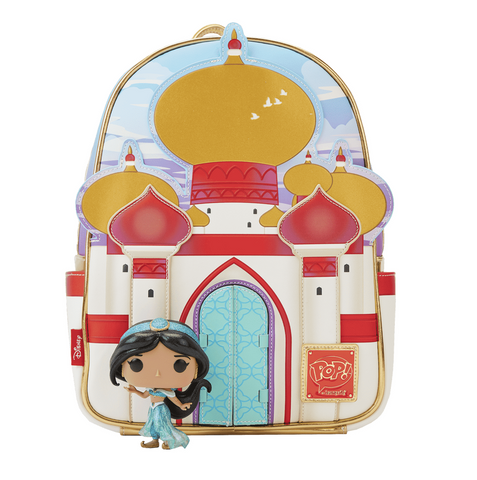 Disney Alladdin Jasmine & Palace Diamond Pop with Loungefly Bag