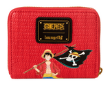 NYCC 2024 One Piece Luffy Jolly Roger Loungefly Zip Around Wallet