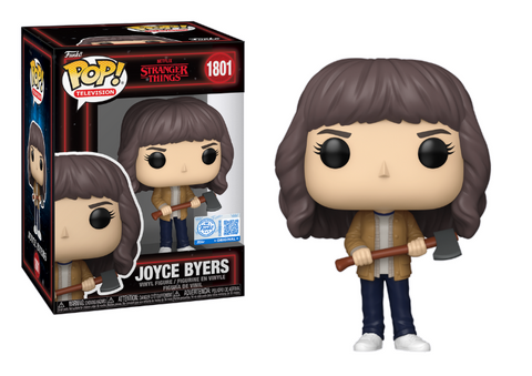 Stranger Things Joyce Byers with Axe Funko Shop Pop Vinyl