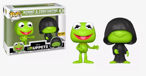 The Muppets Kermit & Constantine 2Pack Hot Topic Pop Vinyl