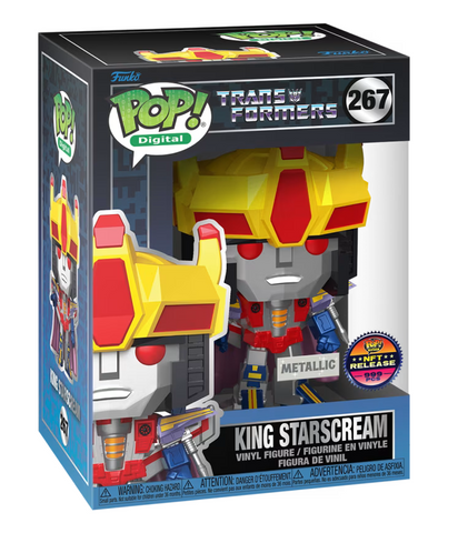 Transformers King Starscream NFT Redemption 999 Piece Funko Pop