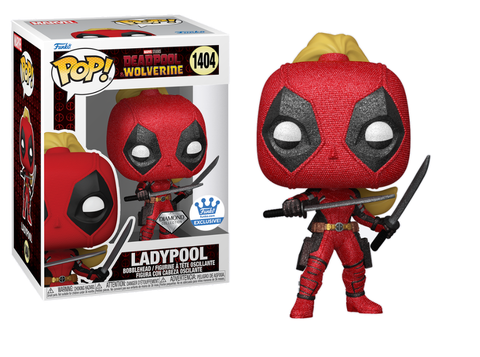 Marvel Lady Deadpool Diamond Funko Shop Pop Vinyl