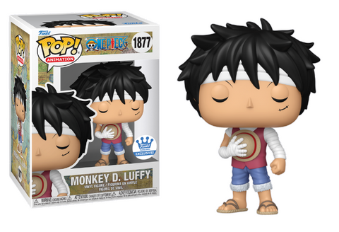 One Piece Monkey D. Luffy (Marineford Memorial) Funko Pop in Hardstack Protector