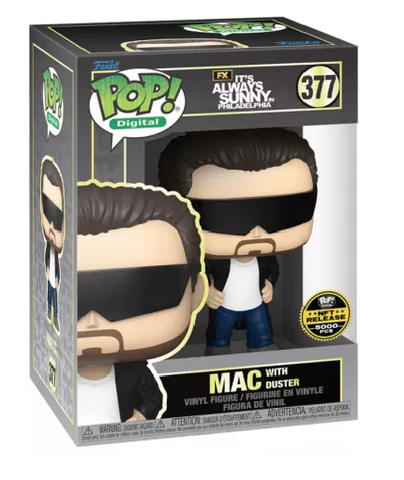 It's Always Sunny in Philadelphia Mac with Duster NFT Redemption 5000 Piece Funko Pop