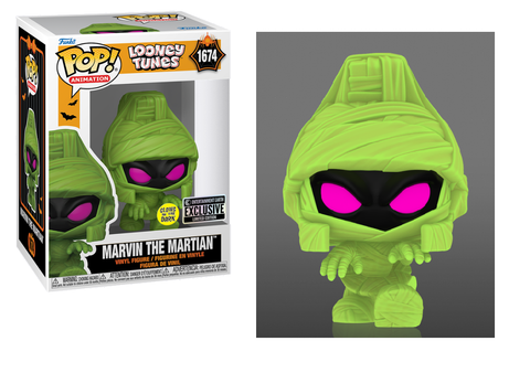 Looney Tunes Marvin the Martian Mummy Costume (Glow) Entertainment Earth Pop Vinyl