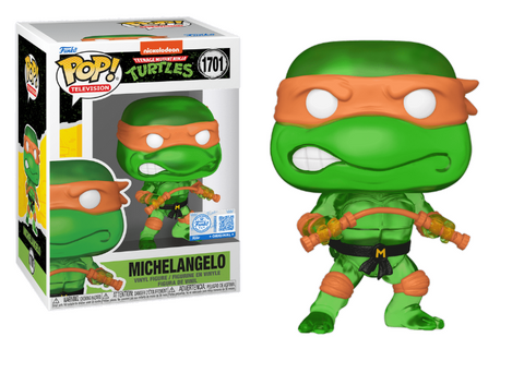 TMNT Michelangelo (Translucent Green) Funko Shop Pop Vinyl