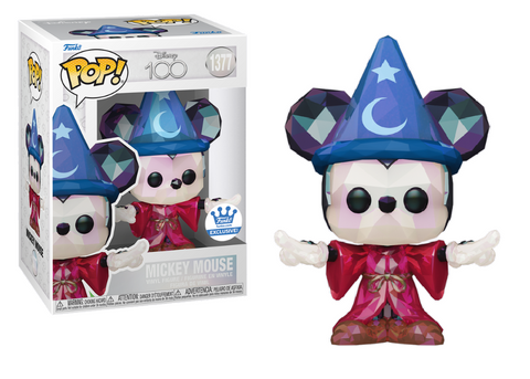 Disney 100th Series Sorcerer Mickey Mouse (Facet) Funko Shop Pop Vinyl