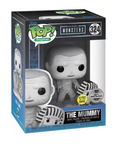 Universal Monsters The Mummy Glow NFT Redemption 1600 Piece Funko Pop