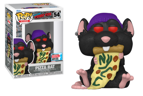NYCC 2023 Icons Pizza Rat Pop Vinyl