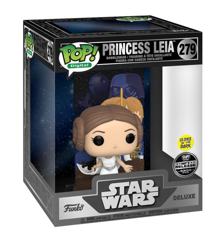 Star Wars Princess Leia NFT Redemption 3300 Piece Funko Deluxe Pop