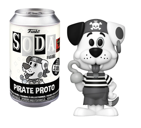 Funtastic Voyage 2024 Freddy as Pirate Proto (Black & White) 3000Piece Soda Pop Vinyl