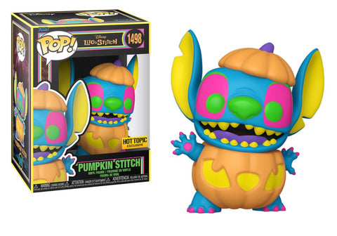 Disney Pumpkin Stitch (Blacklight) Hot Topic Pop Vinyl