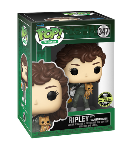 Alien Ripley with Flamethrower NFT Redemption 2200 Piece Funko Pop