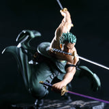 One Piece Roronoa Zoro 3 Sword Style Anime Figurine
