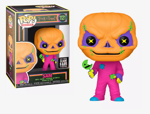 Scare Fair 2023 Trick or Treat Blacklight Sam Pop Vinyl